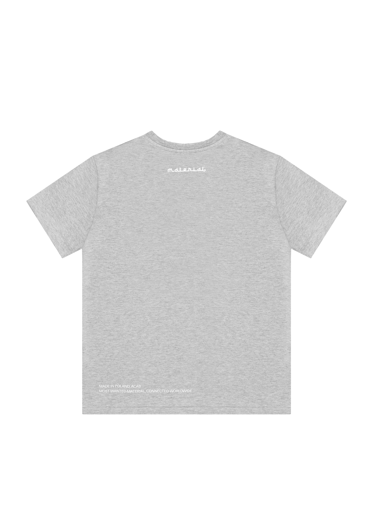 T-SHIRT ACAB SZARY MELANŻ