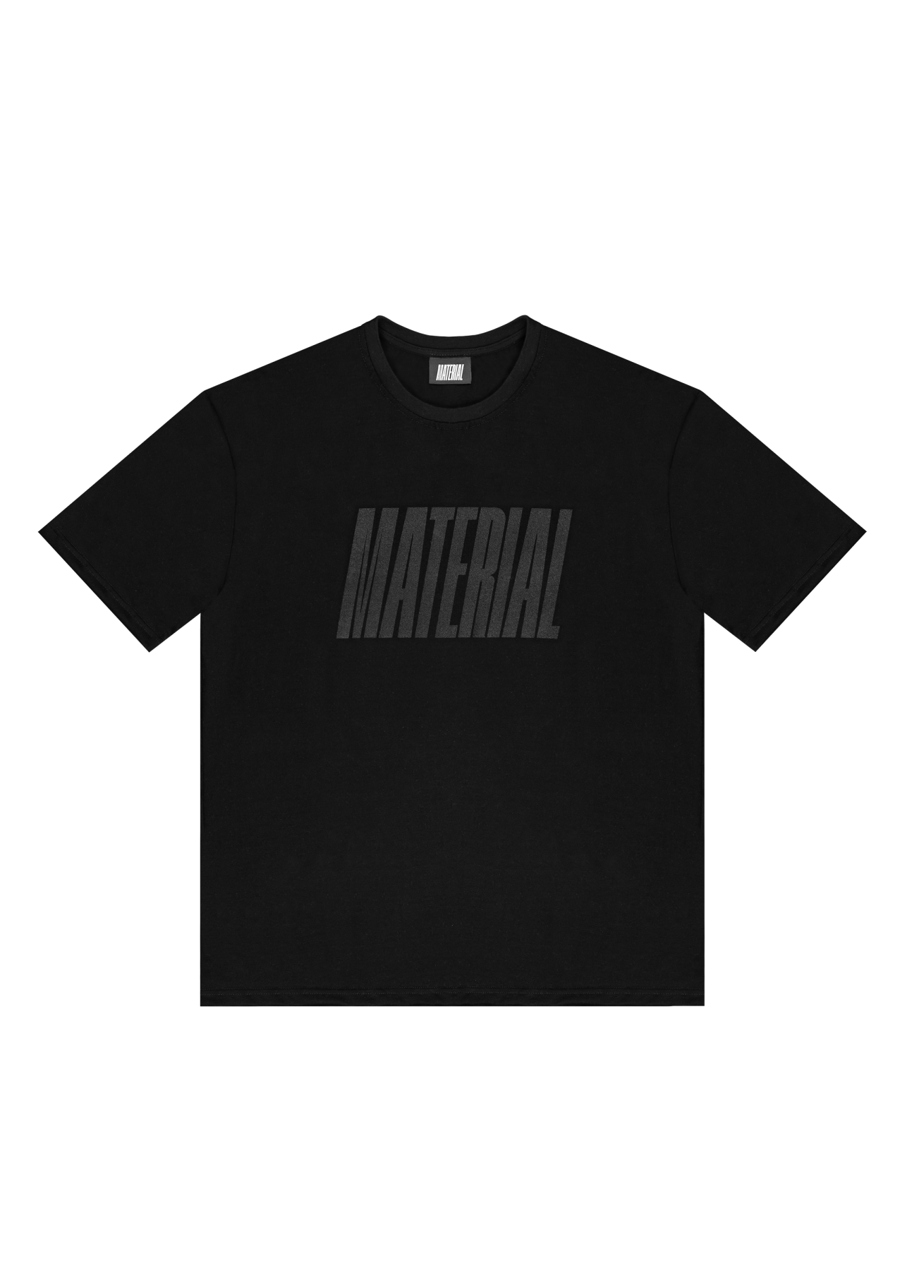 T-SHIRT MATERIAL CLASSIC CZARNA