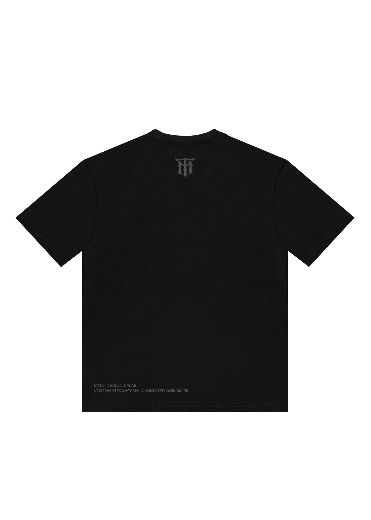 T-SHIRT MATERIAL CLASSIC CZARNA