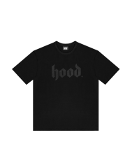 T-SHIRT HOOD CZARNA